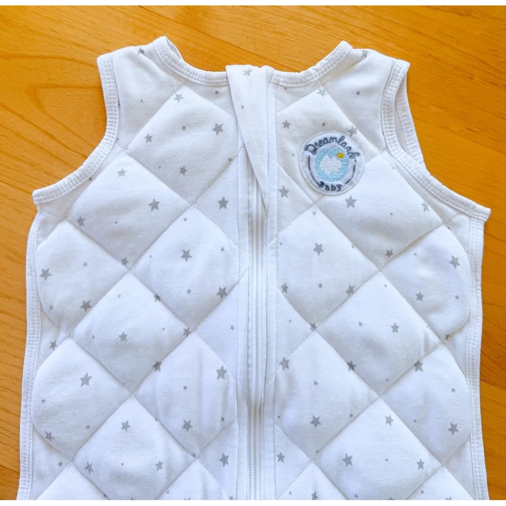 Dreamland Baby White Gray Star Dream Weighted Sleep Sack 6-12 Months Boy Girl - Picture 3 of 8
